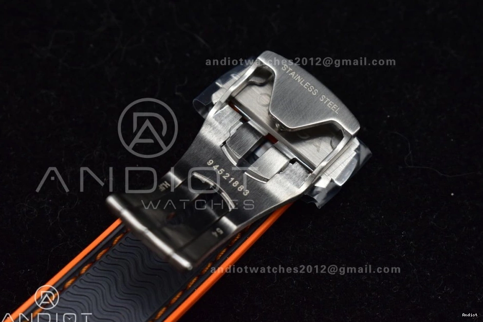 SS Nylon Dial Planet V 43.5mm Best A8900 Super Strap Clone Gray Bezel on 1010 Orange Black Ocean ModernLook VSF 1:1 Edition 0719
